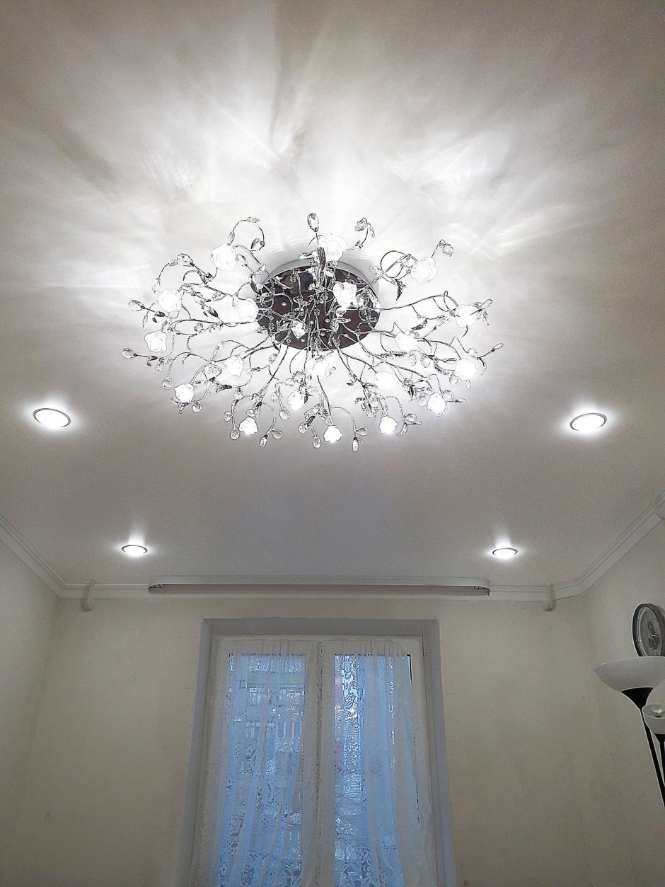 Точечные светильники для натяжных потолков