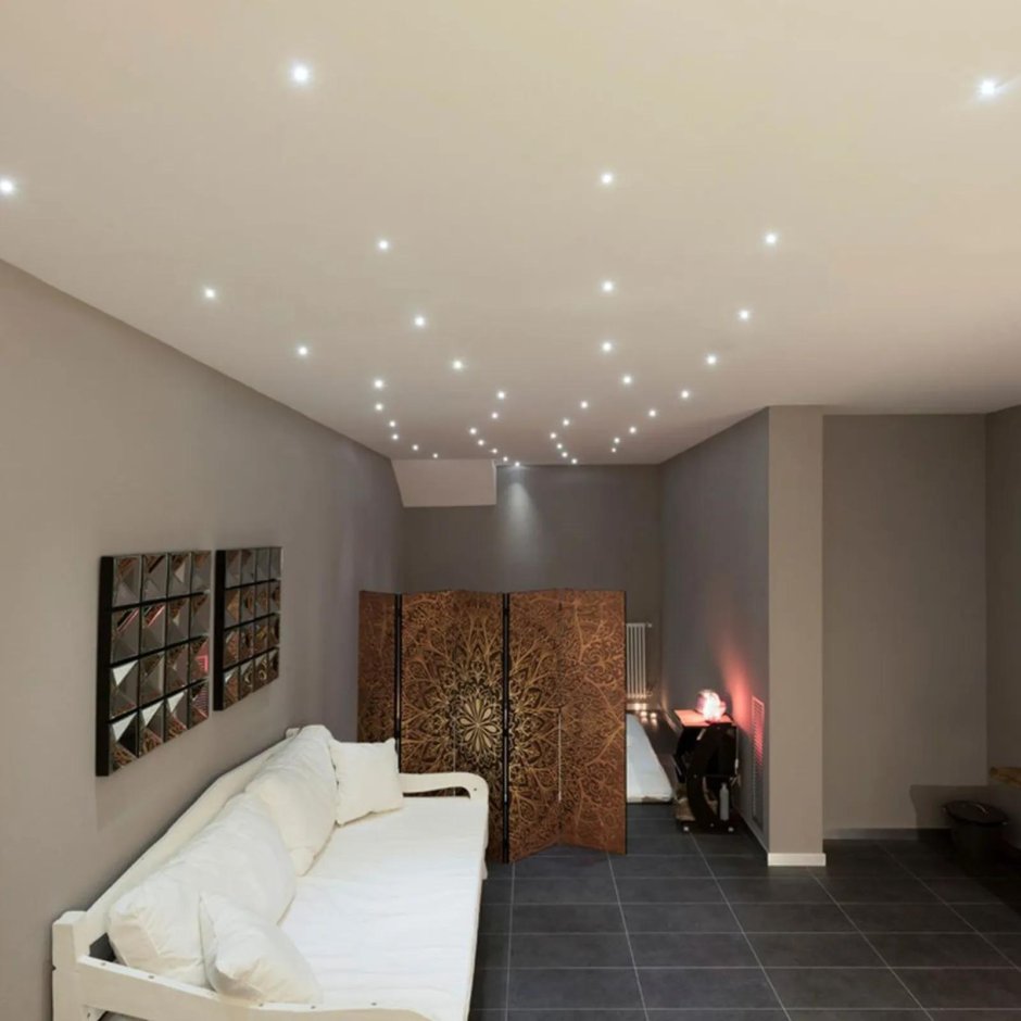 Одноуровневые потолки