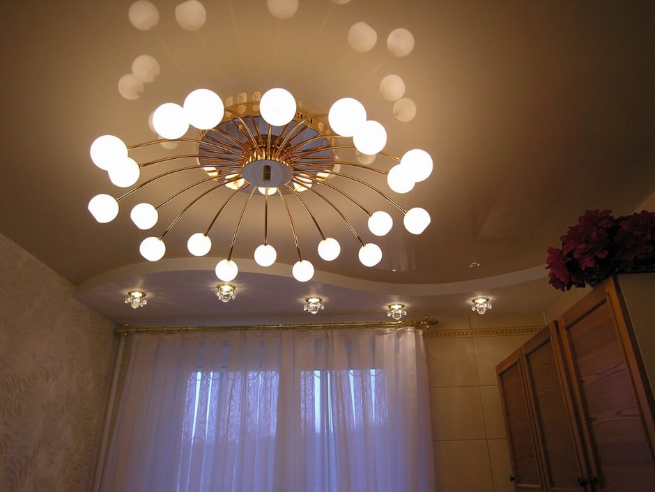 Точечные светильники для натяжных потолков