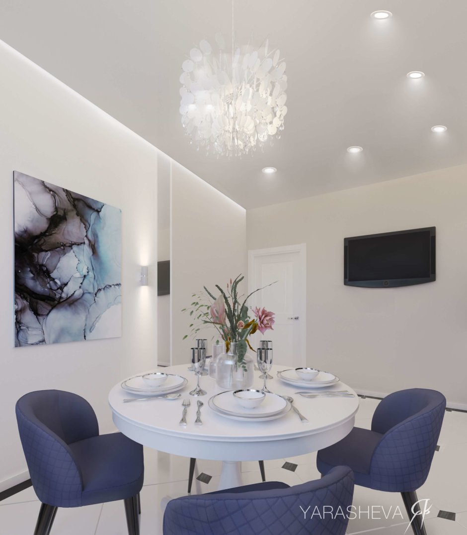 Точечные светильники в интерьере