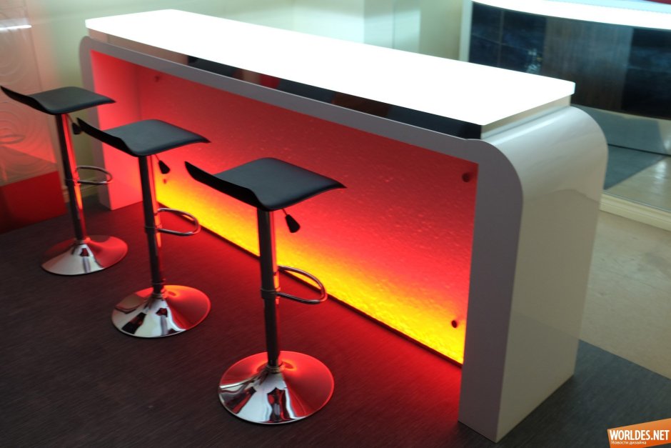 Барная стойка с подсветкой