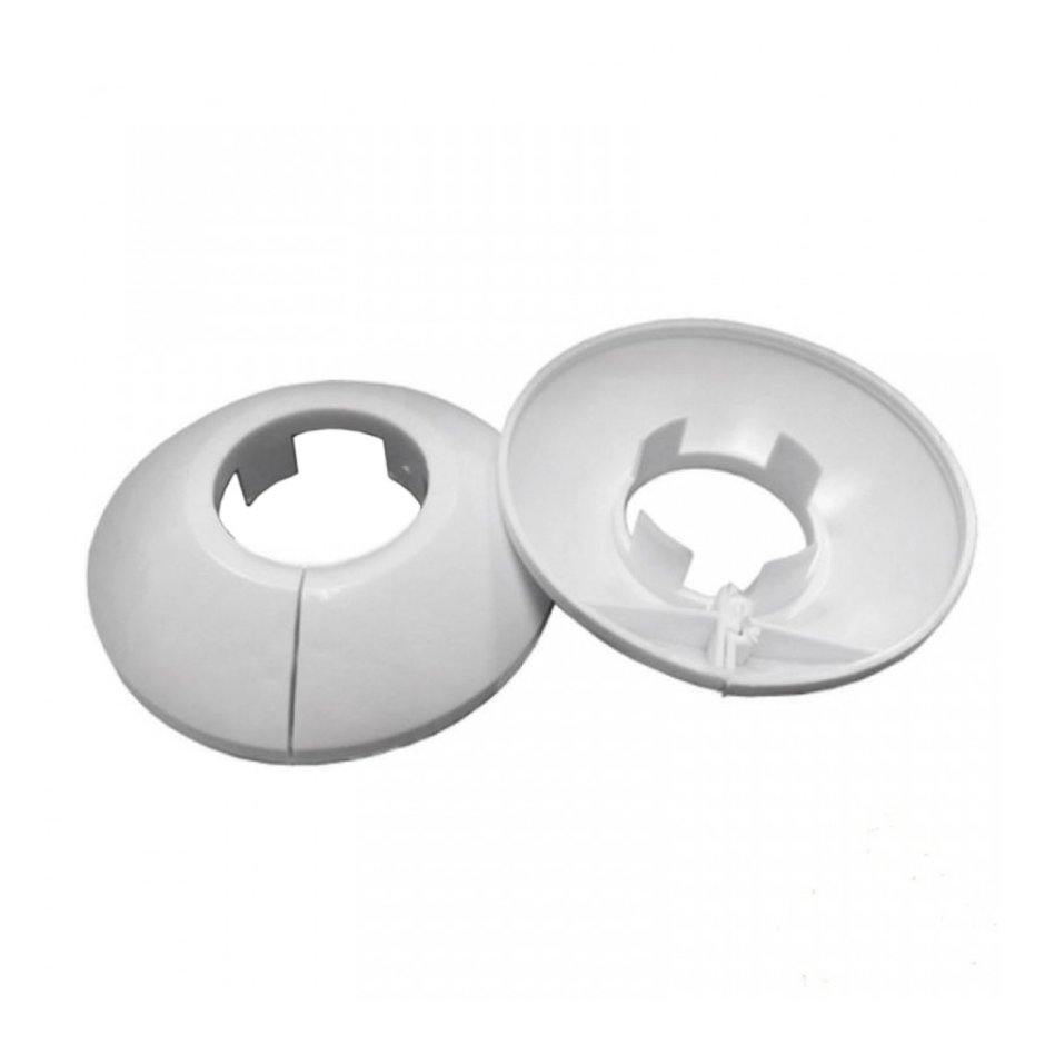 Обвод для трубы Розетта /белый/22мм