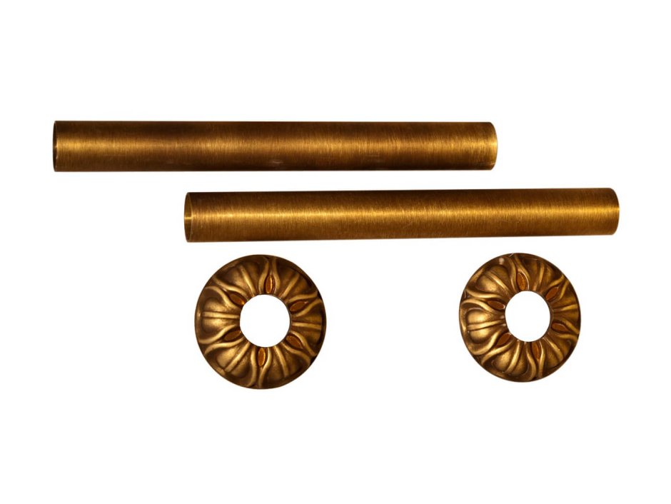 Комплект декоративных трубок и розеток d25,2/l160 мм RETROSTYLE латунь Retro