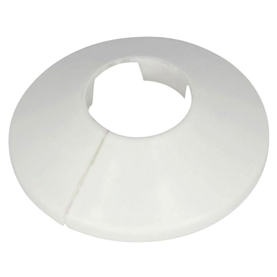 Декоративная разъемная чашка (отражатель) 28мм белая 2шт Masterprof MP ИС.130728