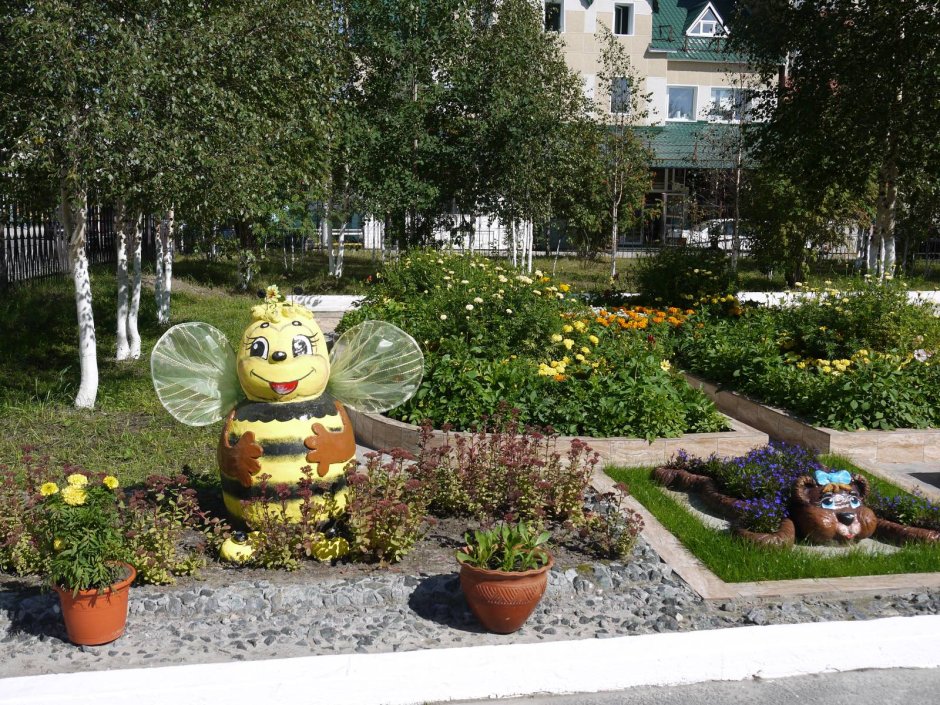 Мини сад в детском саду