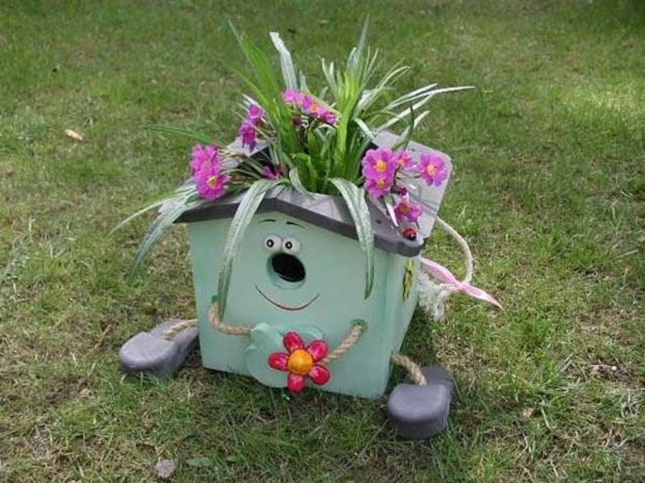 Украсить деревенский дворик