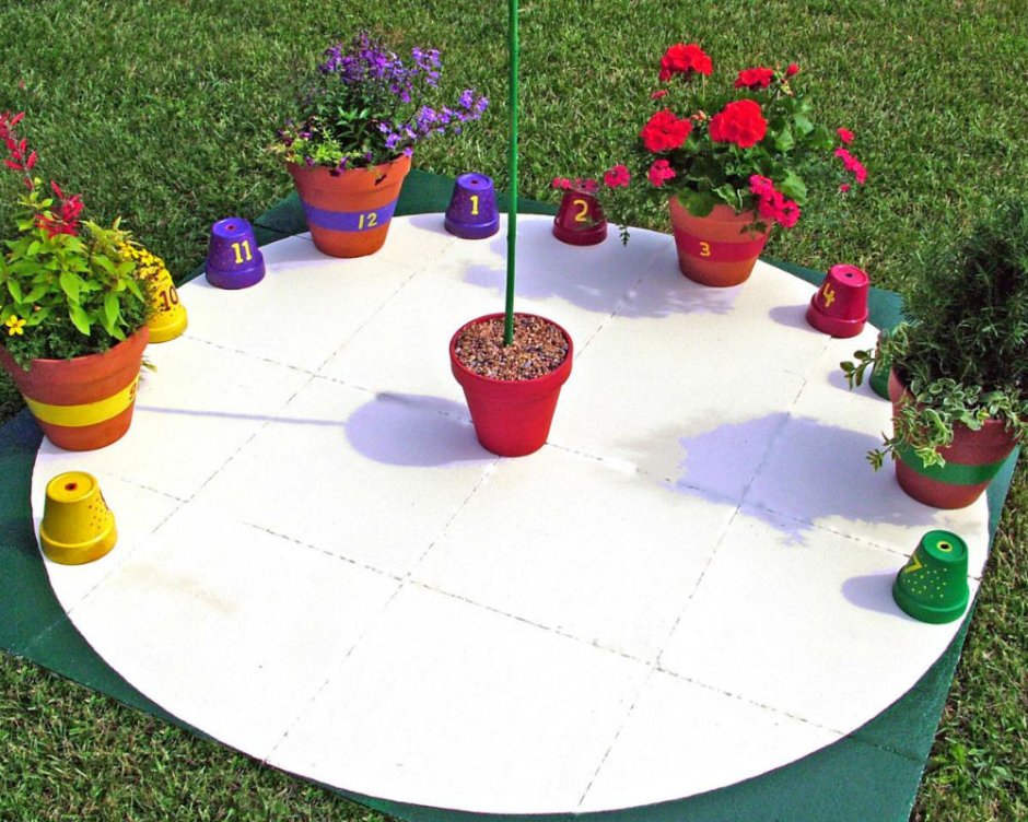 Цветник в детском саду