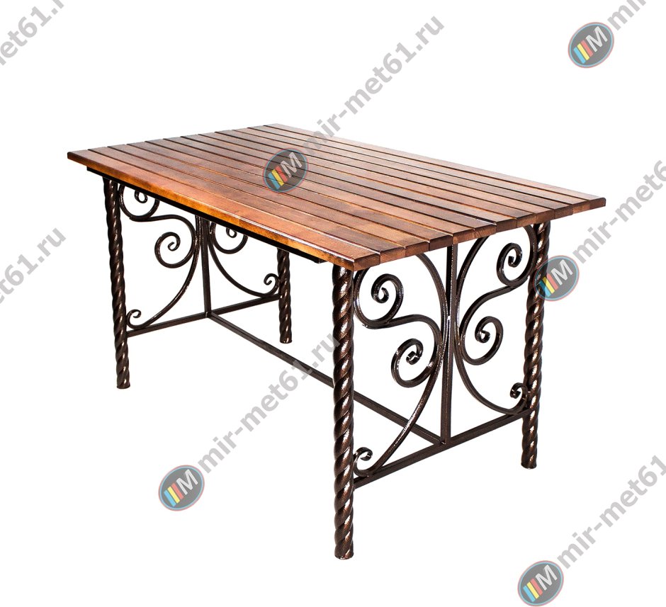 Кованые столы для сада