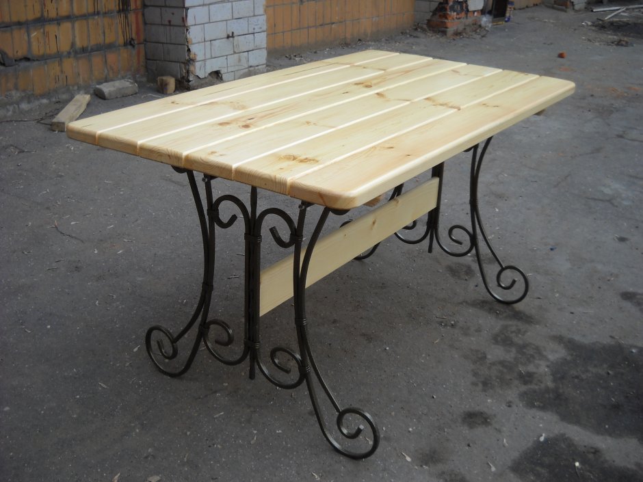 Стол садовый Лотос Протект ковка