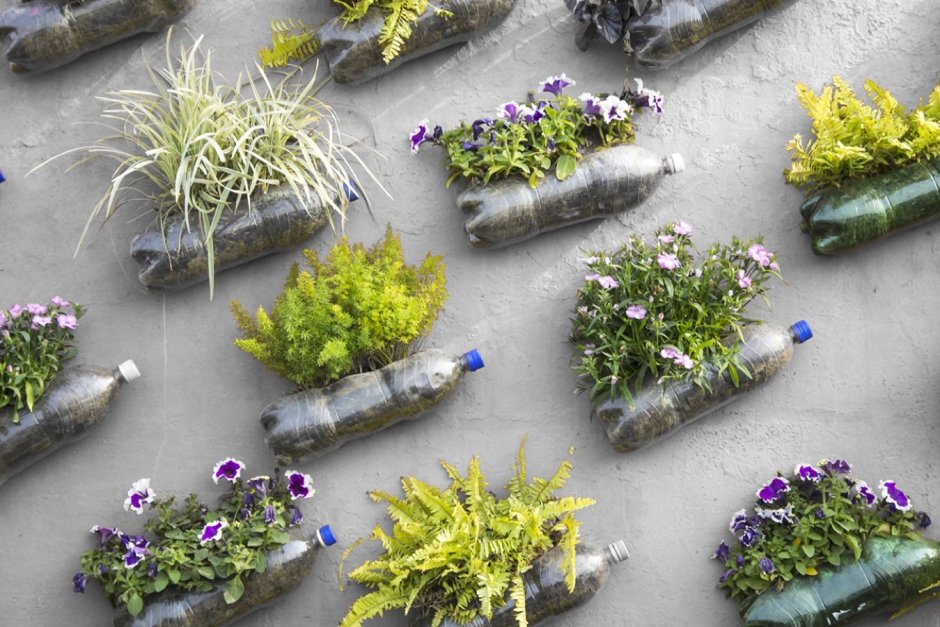 Креативные клумбы для цветов своими руками