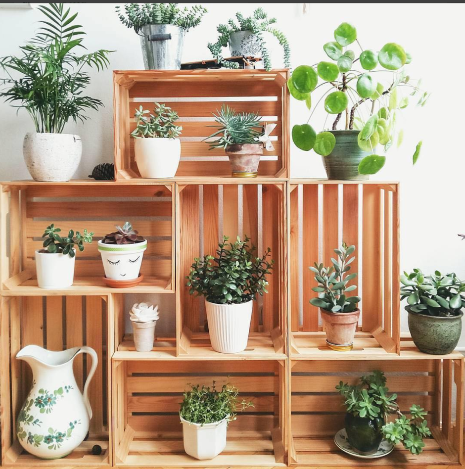 Деревянные вазоны для цве