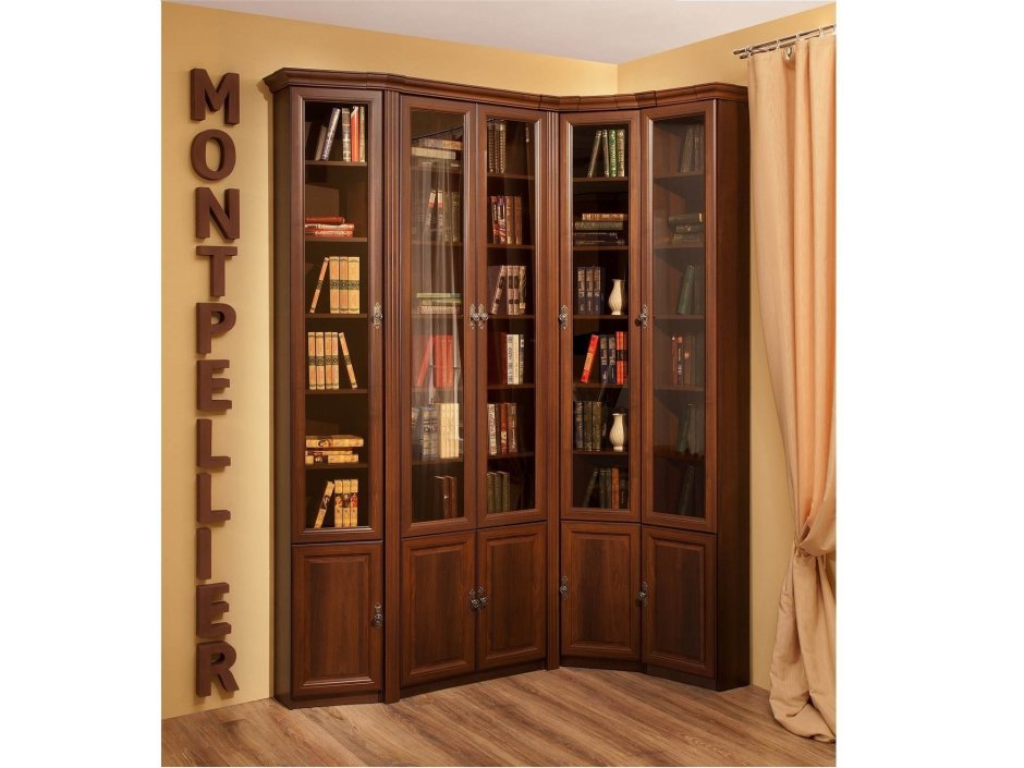 Книжный шкаф в нише