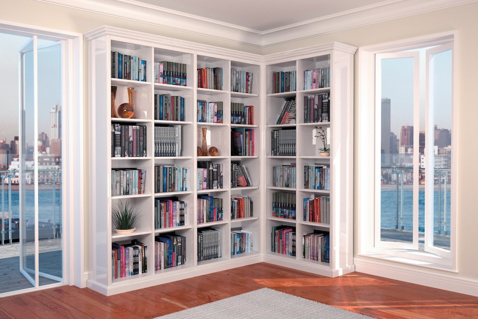 Открытые угловые полки