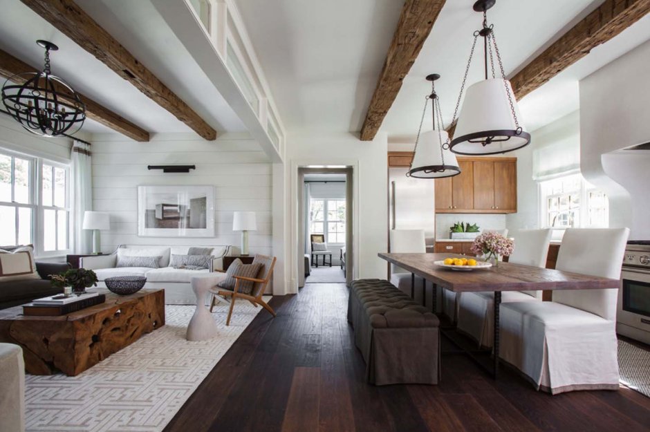 Люстра на кухню в деревянном доме