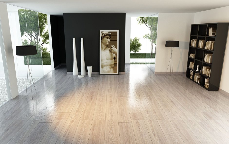 Разный ламинат в квартире