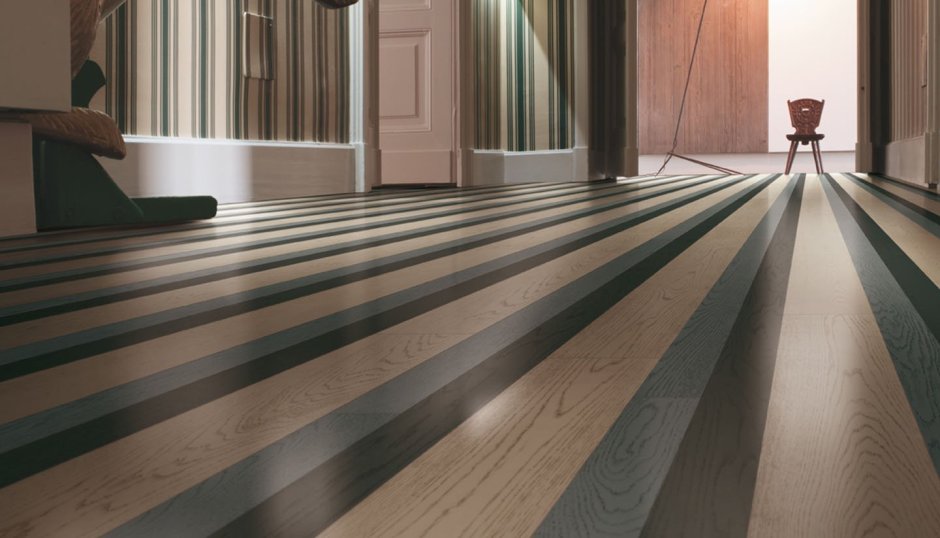 Сочетание разных цветов ламината