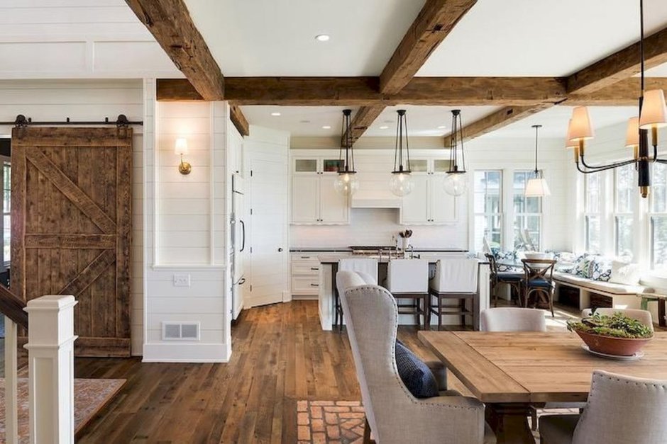 Балки на кухне