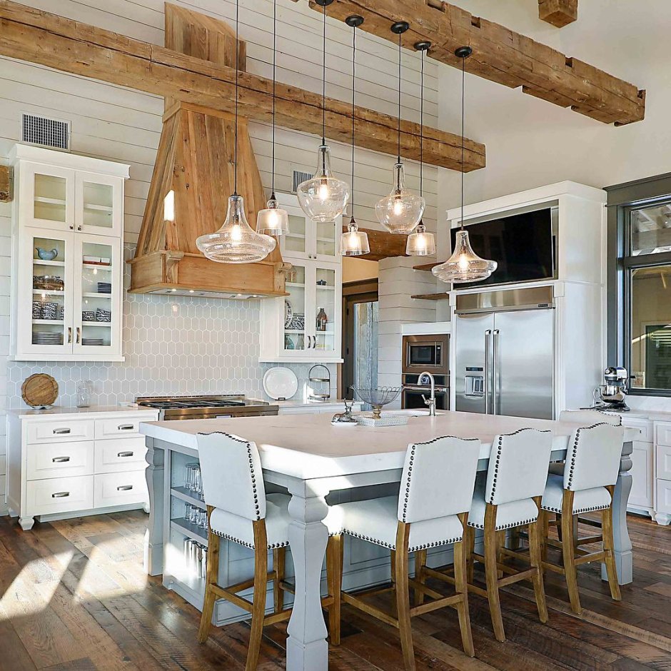 Кухня в деревянном доме