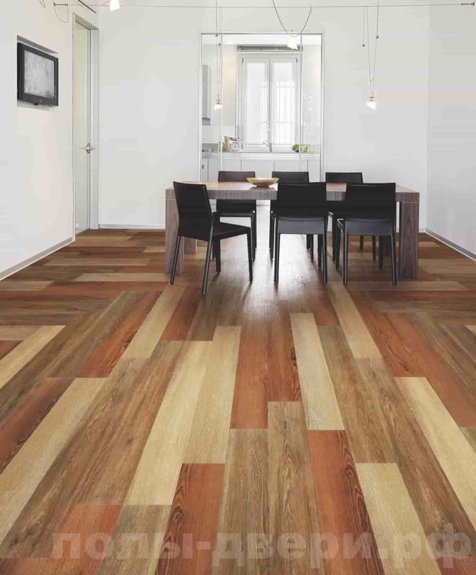 Укладка ламината разных цветов