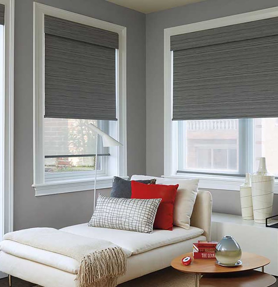 Жалюзи на окна рулонные двойные