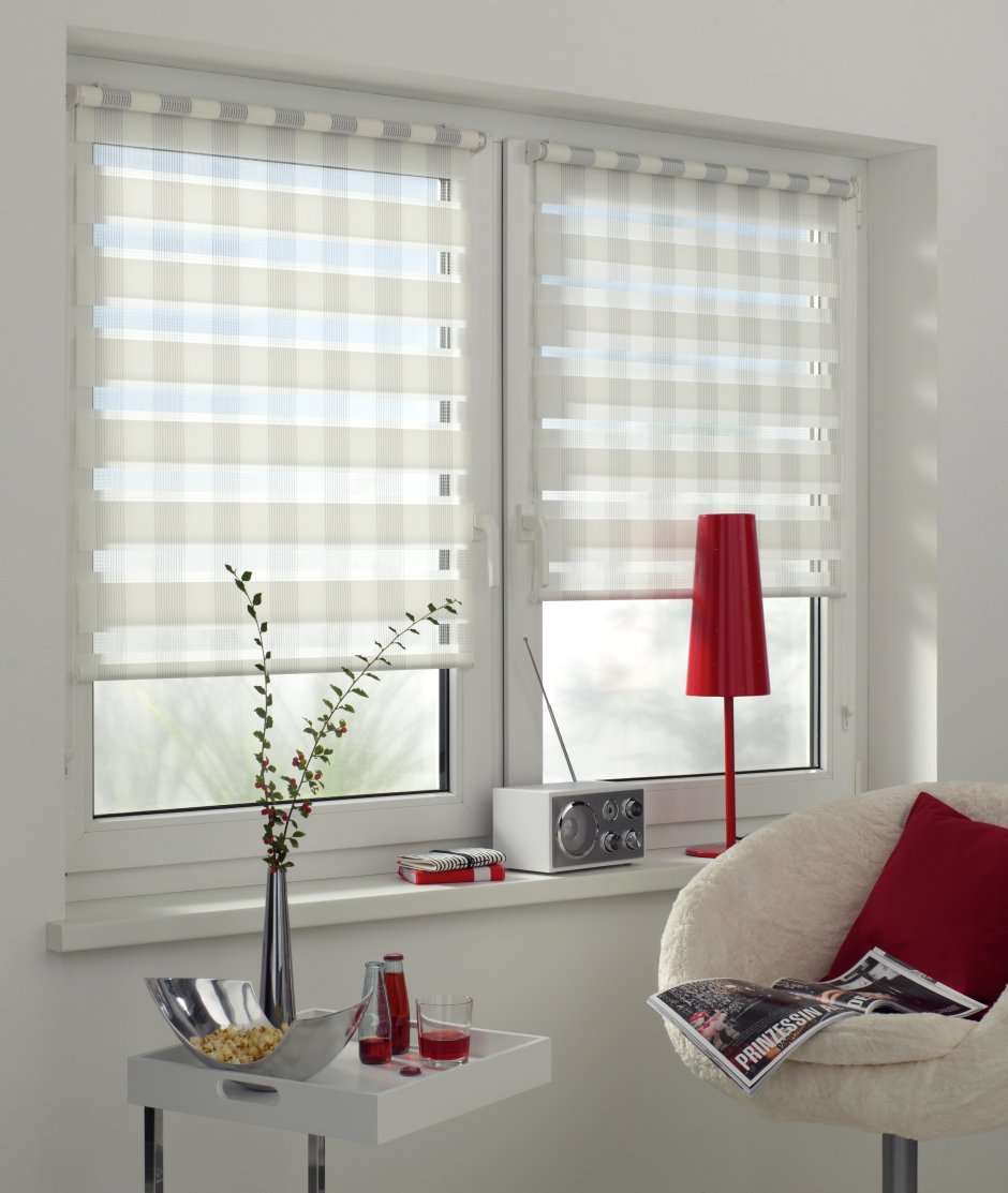 Двойные рулонные шторы