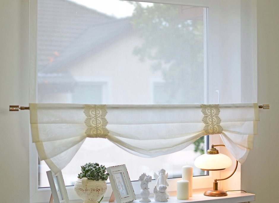 Шторы на витражные окна и двери