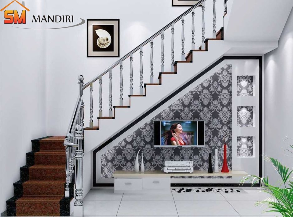 Стенка под лестницу