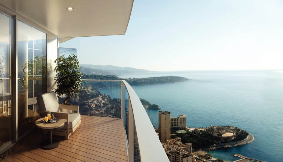 Пентхаус на вершине небоскреба Одеон, Монако