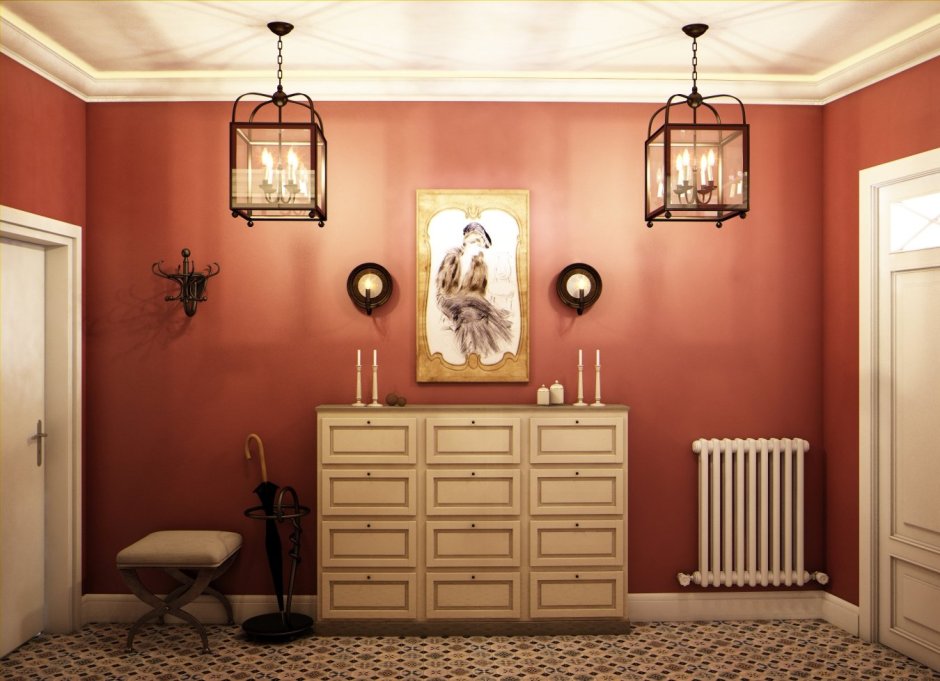 Серо оранжевая палитра