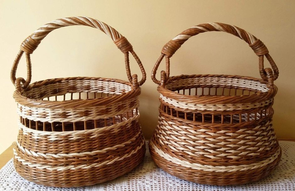 Мягкие веревочные корзины