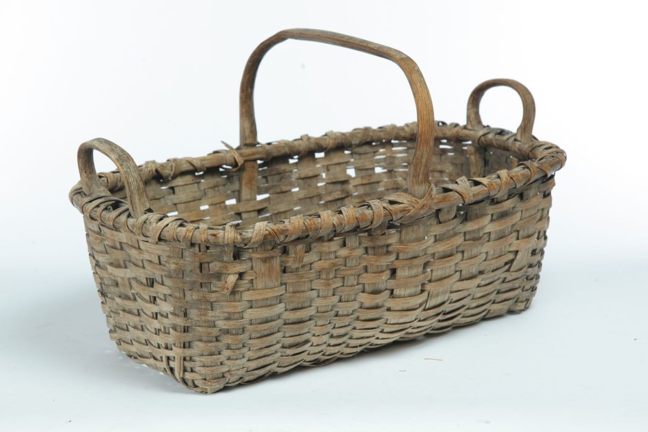 Корзины плетеные в старину