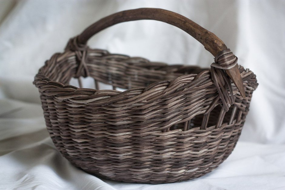 Лозоплетение ручка корзины