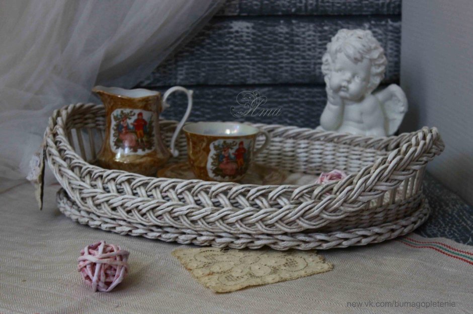 Плетеные изделия из бумажной лозы