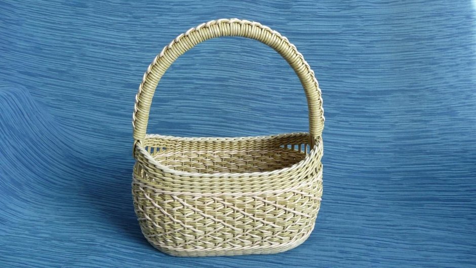 Плетеная сумка корзина
