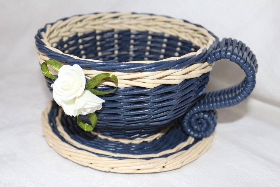 Корзина плетеная для Пасхи