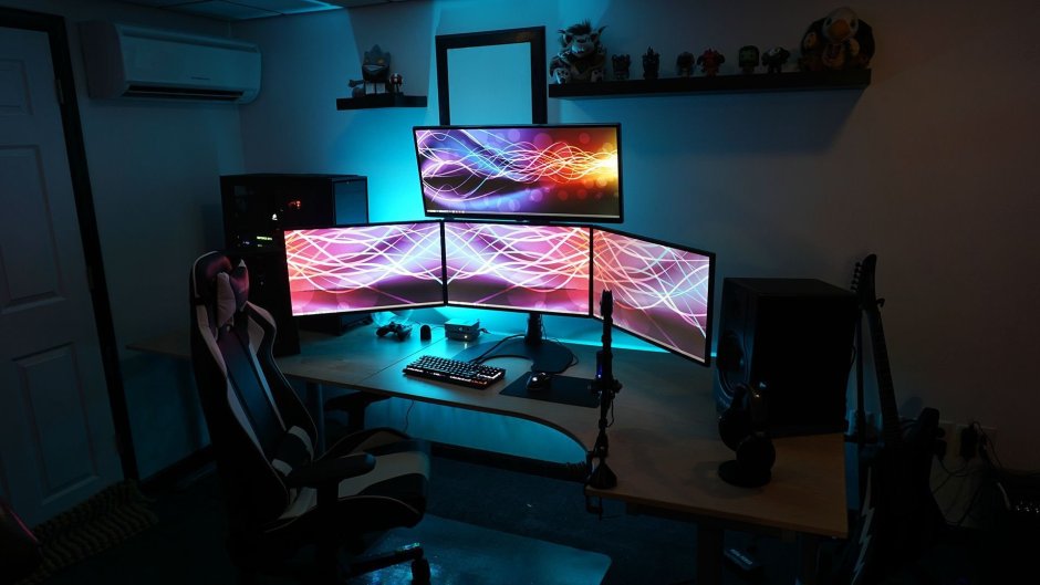 Сетап стримера 3 монитора