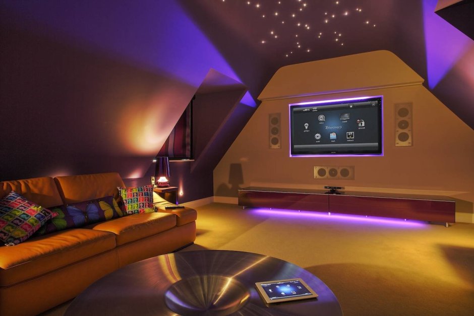 Комната со светодиодами