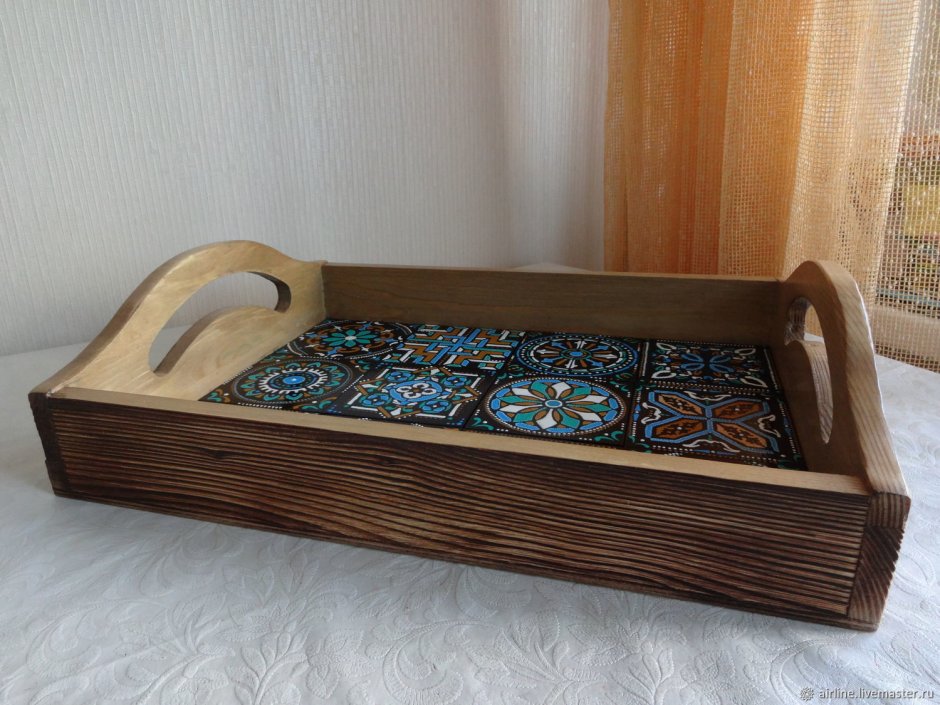 Деревянный поднос Нури