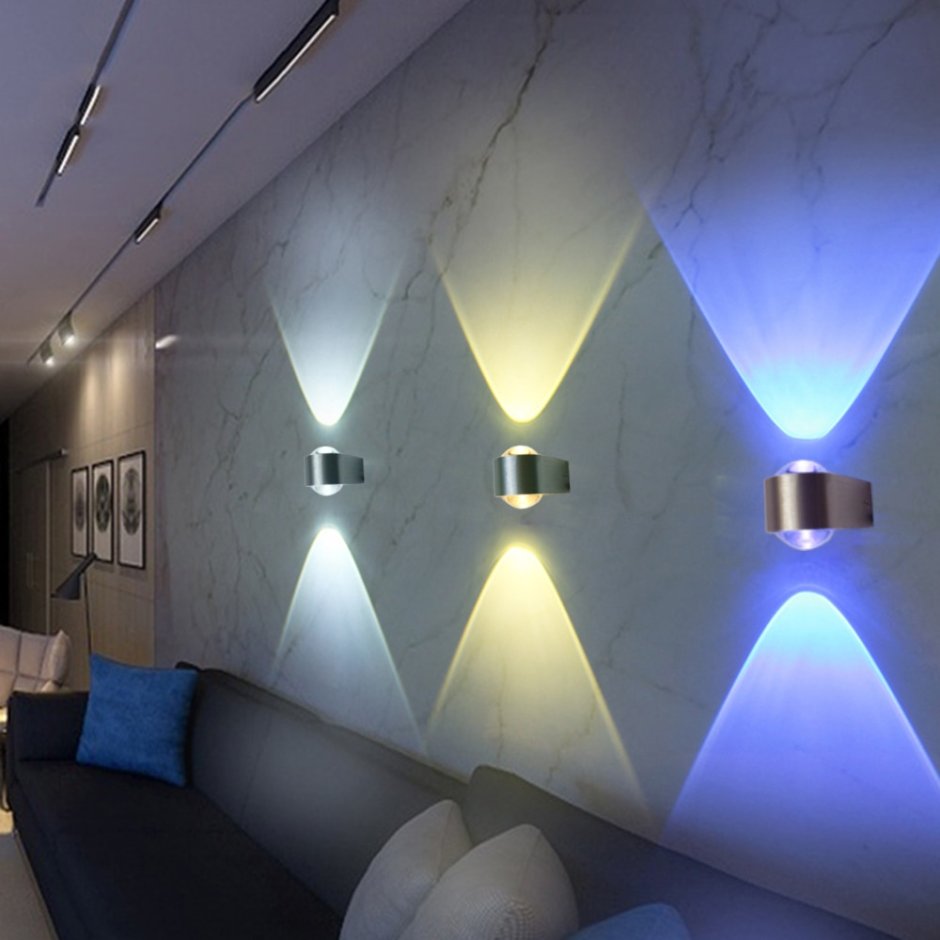 Подсветка стены