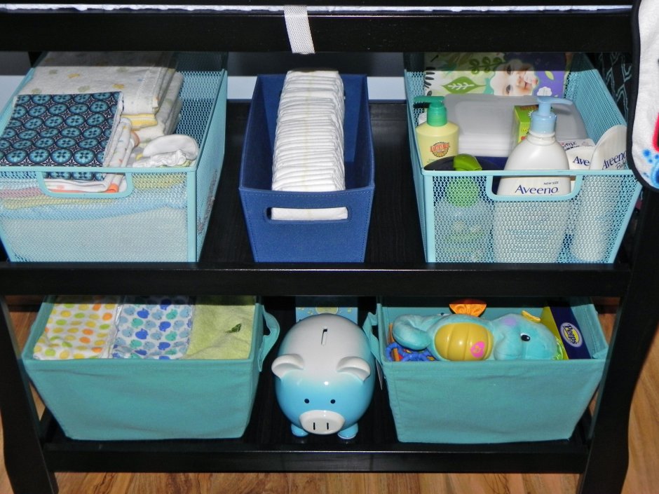 Организация детского комода для новорожденных