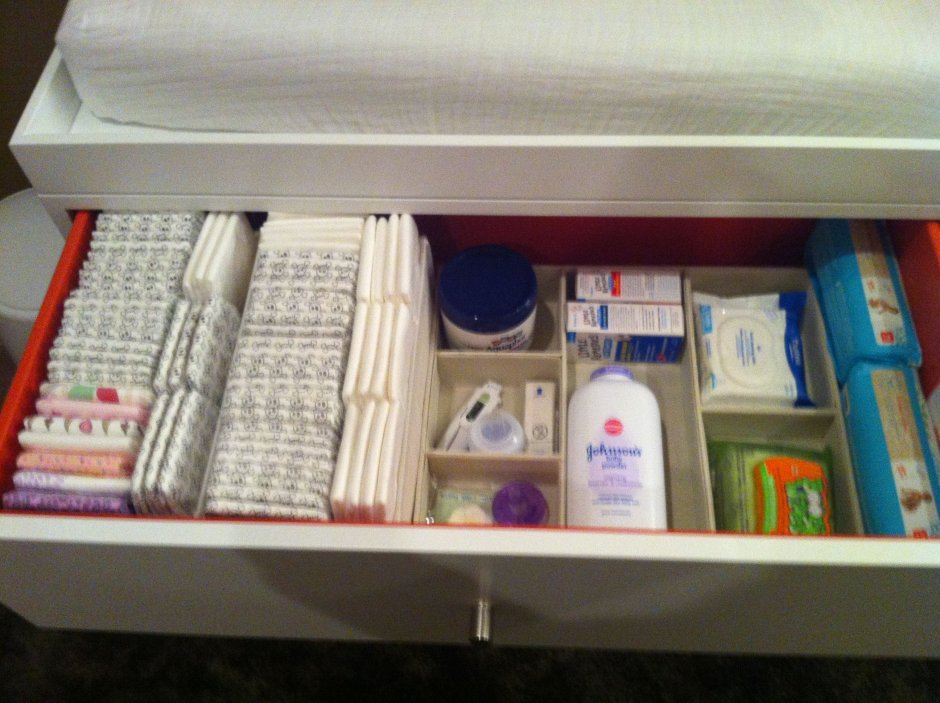 Контейнеры для пеленального комода