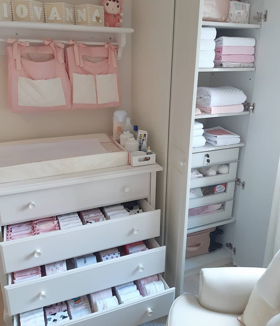 Хранение вещей новорожденного