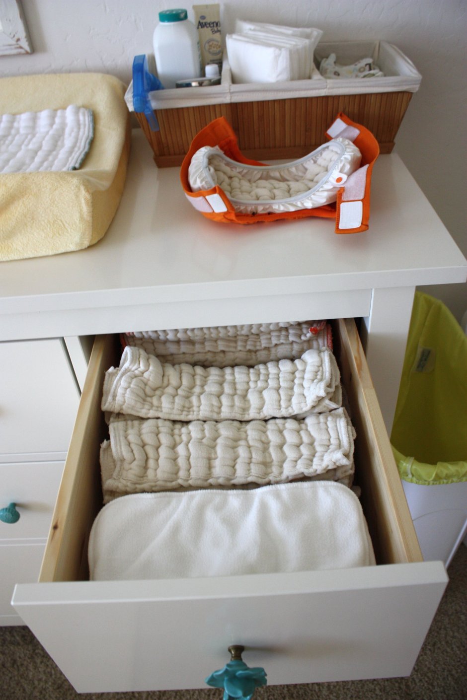 Организация пеленального комода