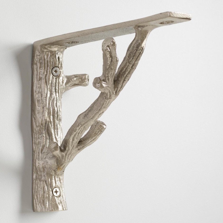 Настенные полки в виде веток дерева