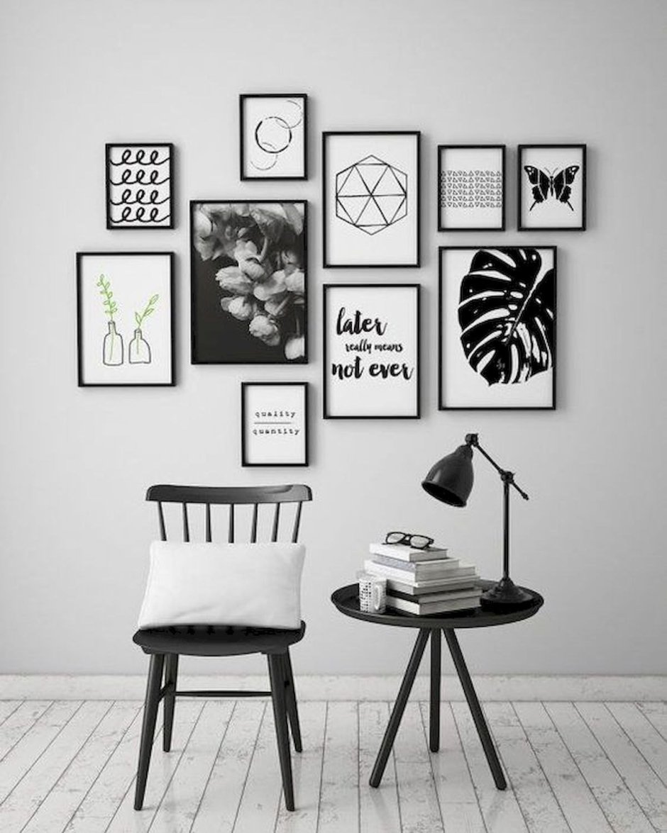 Постер "черно-белое"