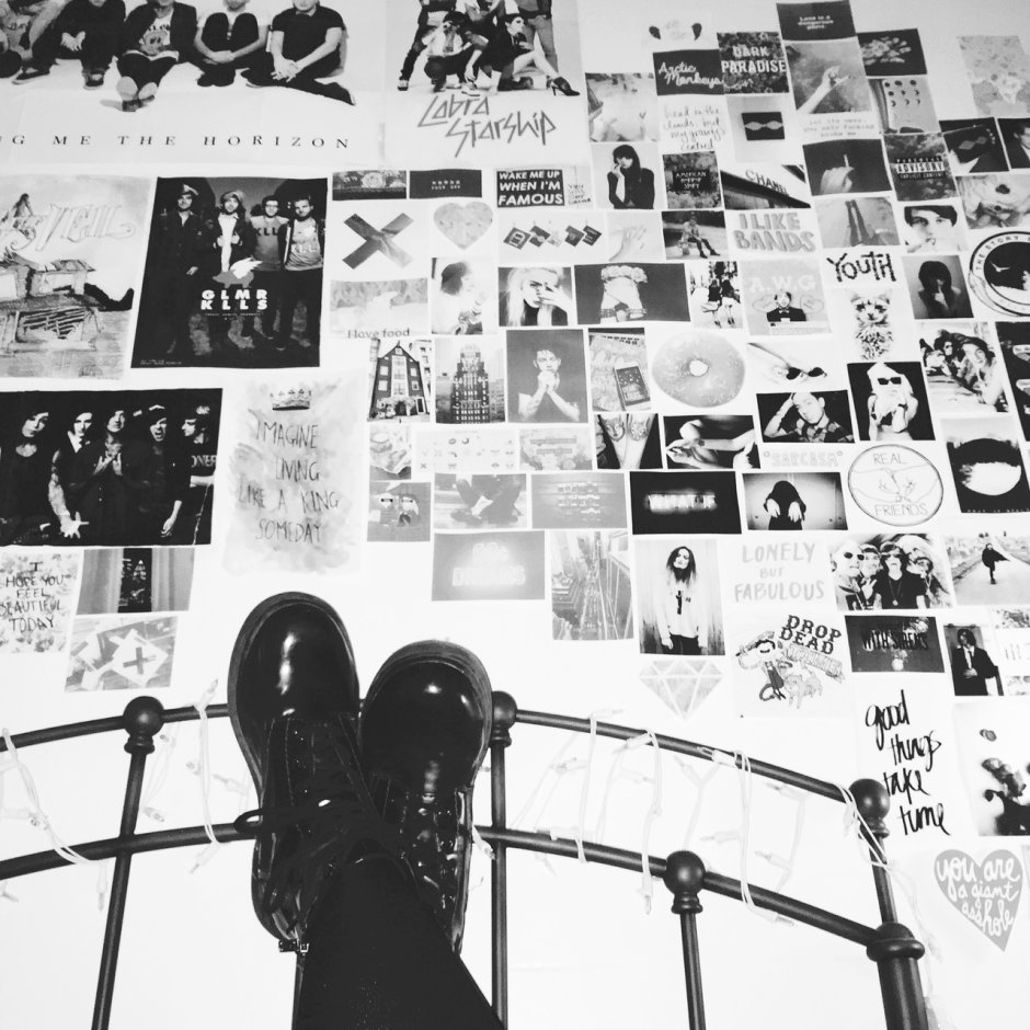 Плакаты на стену из пинтереста черно белые