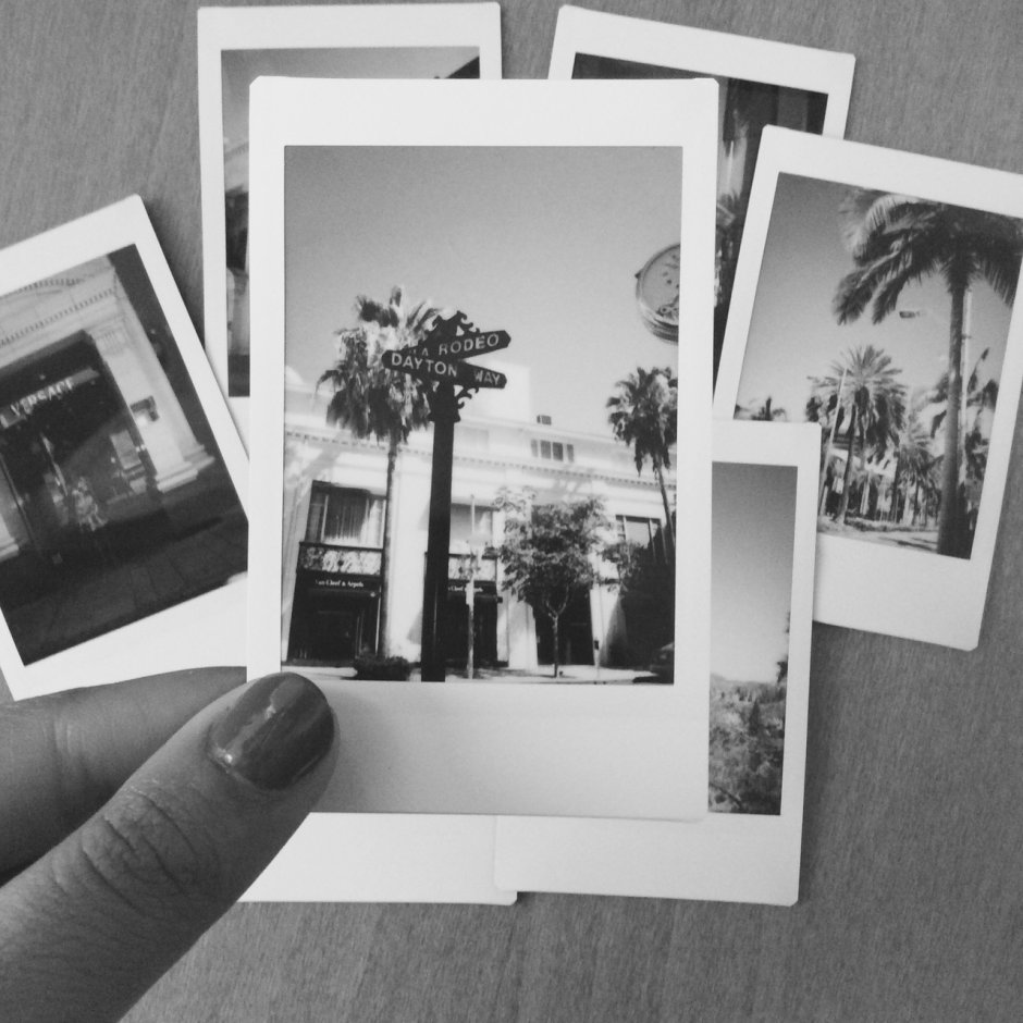 Пейзажи в стиле полароид