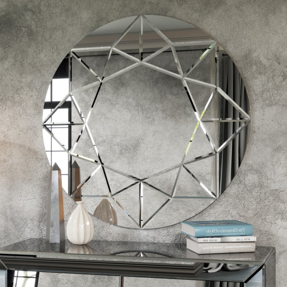 Зеркало настенное в рамке