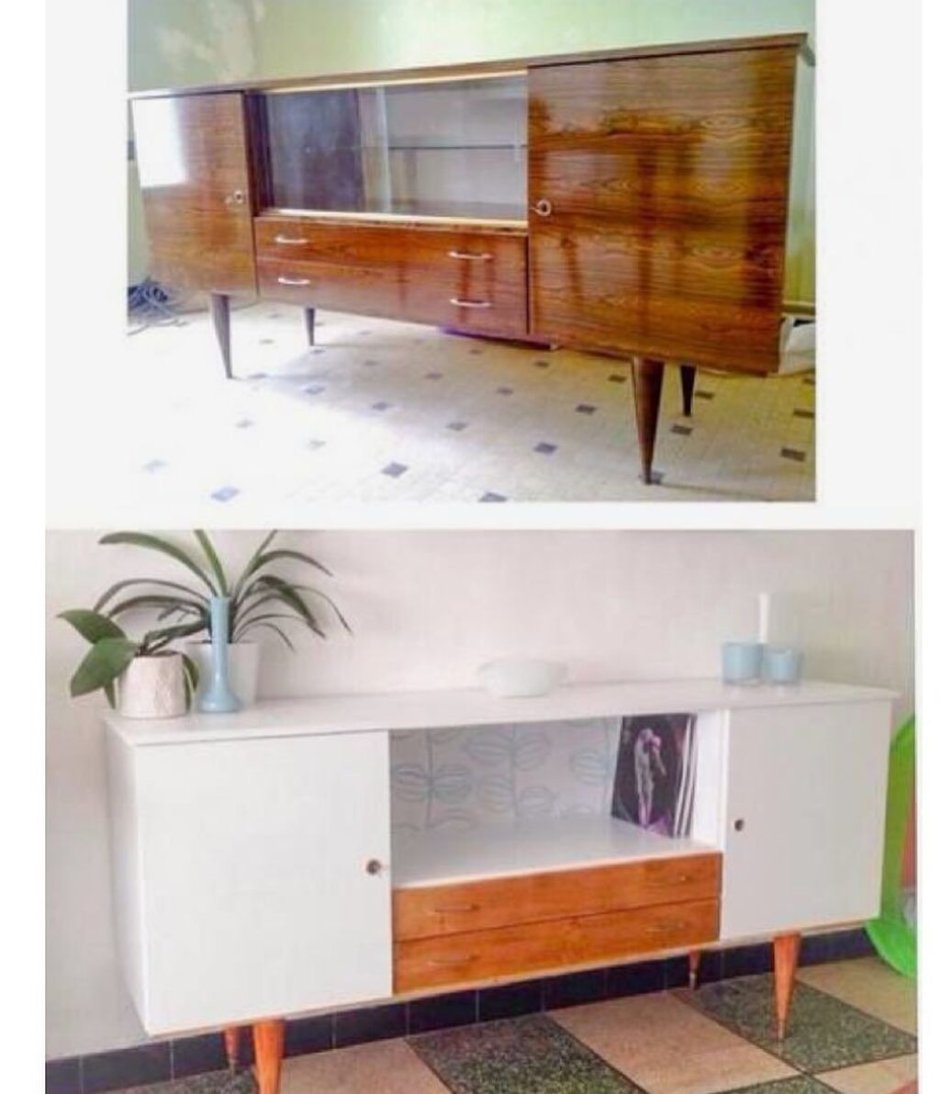 Переделка старого серванта