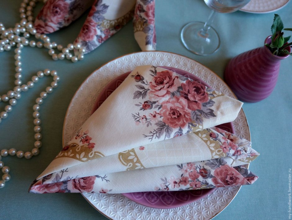 Салфетки из ткани
